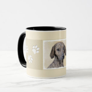 Plott Painting - Cute Original Dog Art Mok