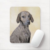 Plott Painting - Cute Original Dog Art Muismat (Met muis)
