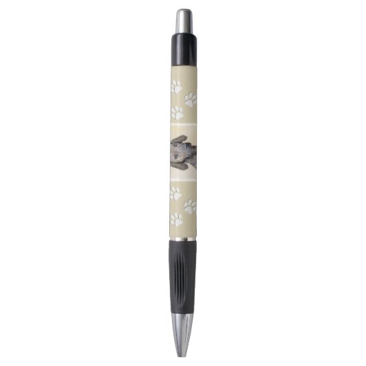 Plott Painting - Cute Original Dog Art Pen (Voorkant Verticaal)