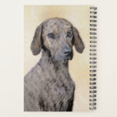 Plott Painting - Cute Original Dog Art Planner (Achterkant)