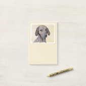 Plott Painting - Cute Original Dog Art Post-it® Notes (Op bureau)