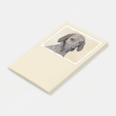 Plott Painting - Cute Original Dog Art Post-it® Notes (Schuin)