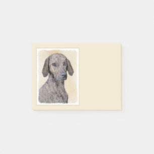 Plott Painting - Cute Original Dog Art Post-it® Notes
