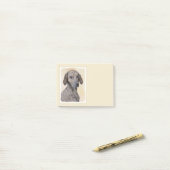 Plott Painting - Cute Original Dog Art Post-it® Notes (Op bureau)
