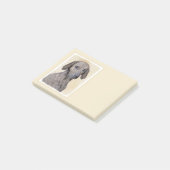 Plott Painting - Cute Original Dog Art Post-it® Notes (Schuin)