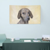 Plott Painting - Cute Original Dog Art Spandoek (Beurs)