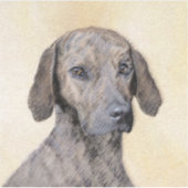 Plott Painting - Cute Original Dog Art Sticker (Voorkant)