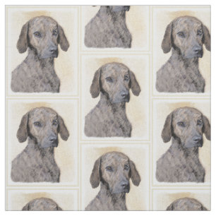 Plott Painting - Cute Original Dog Art Stof
