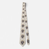 Plott Painting - Cute Original Dog Art Stropdas (Voorkant)