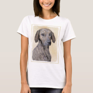Plott Painting - Cute Original Dog Art T-shirt