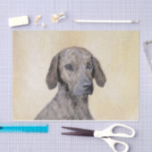 Plott Painting - Cute Original Dog Art Tissuepapier (Craft)