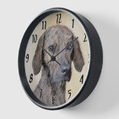 Plott Schilderij - Cute Originele Hond Kunst (Hoek)
