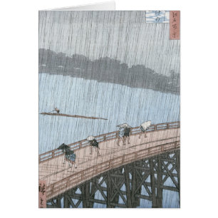 Plotte douche over Shin-Ohashi Bridge en