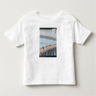Plotte douche over Shin-Ohashi Bridge en Kinder Shirts