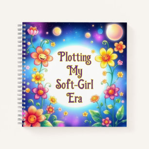 Plotting My Soft Girl Era Bloemen Notitieboek