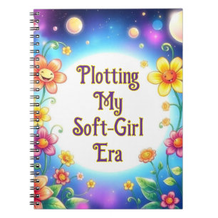 Plotting My Soft Girl Era Bloemen Notitieboek