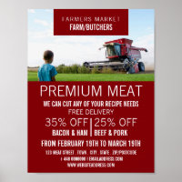 Plough in Field, Farmer & Butcher Adverteren