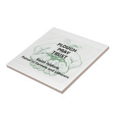 "Plough Pray Trust" Sint Isidorus Magnet Tegeltje (Zijkant)