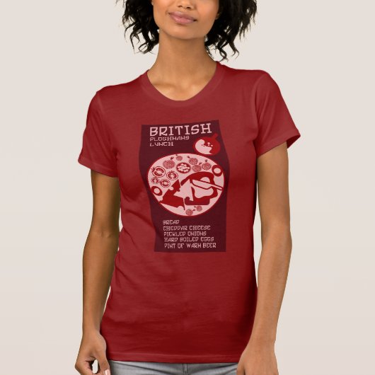 Ploughmans Pub lunch T-shirt (Voorkant)