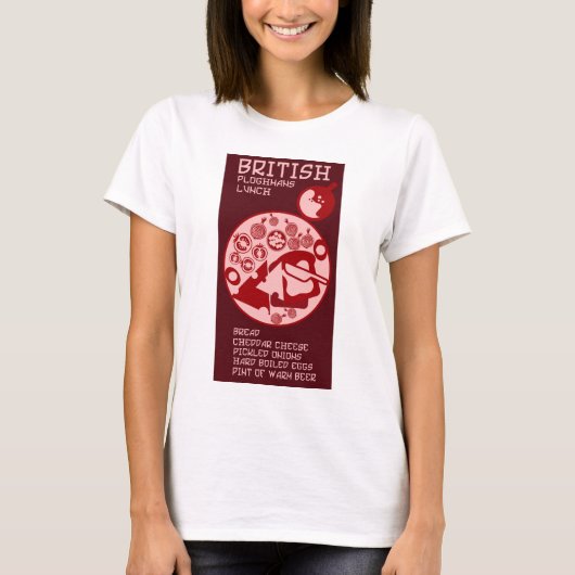 Ploughmans Pub lunch T-shirt (Voorkant)