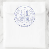 Ploumanach Perros-Guirec Ronde Sticker (Tas)