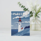 Plouzane France Travel  Art Briefkaart (Staand voorkant)