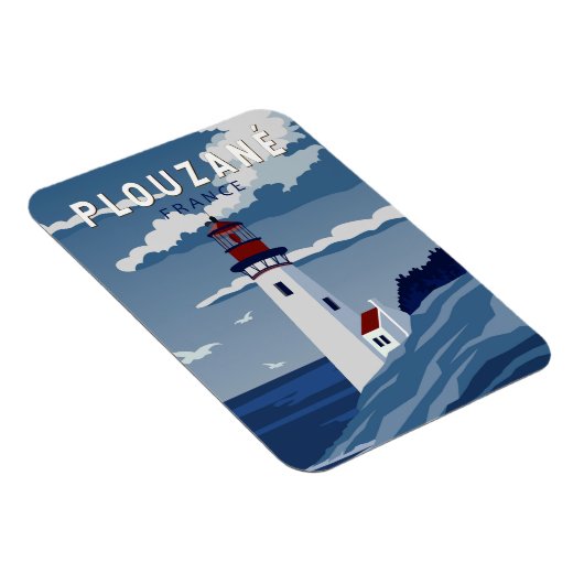 Plouzane France Travel  Art Magneet (Rechterzijde)