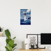 Plouzane France Travel Art Poster (Thuiskantoor)