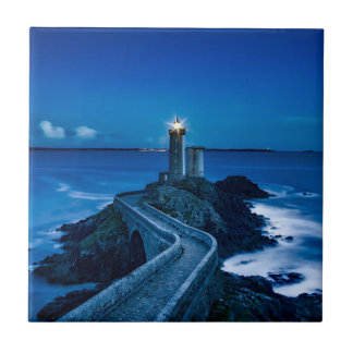 Plouzane Lighthouse France Blue Ocean Landmark Tegeltje
