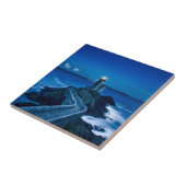 Plouzane Lighthouse France Blue Ocean Landmark Tegeltje (Zijkant)