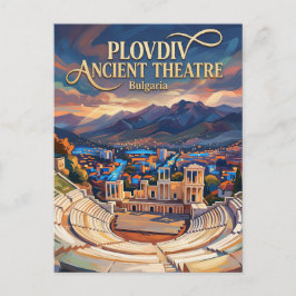 Plovdiv Antiek Theater Bulgarije Briefkaart