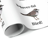 Plover Bird Funny Vogelaar Cadeaupapier (Rol Hoek)