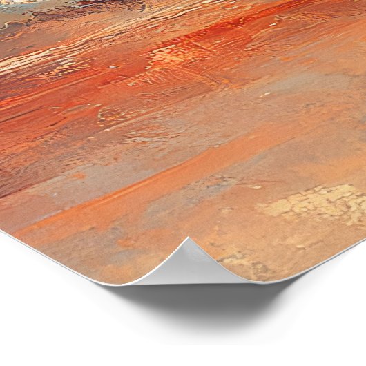 Plover Standing in Ocean Waves During Sunset Poster (Hoek)