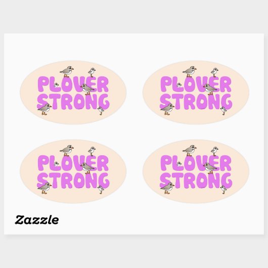 Plover Strong Ovale Sticker (Vel)