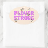 Plover Strong Ovale Sticker (Tas)