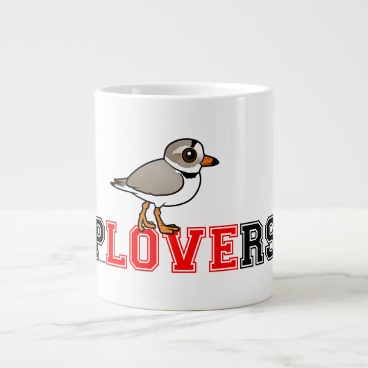 Plovers Love Grote Koffiekop (Voorkant)