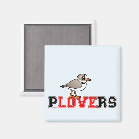 Plovers Love Magneet (Voorkant / Achterkant)