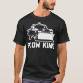 Plow King grappig gezegde ploeg sarcastisch T-shirt (Voorkant)