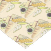 Plowman's Lunch Cheese Pickle UK British Food Tafelkleed (Gekanteld)