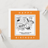 Plowman's Lunch Pub Menu Cartoon (Voorkant / Achterkant in situ)