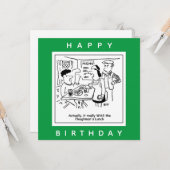 Plowman's Lunch Pub Menu Cartoon (Voorkant / Achterkant in situ)