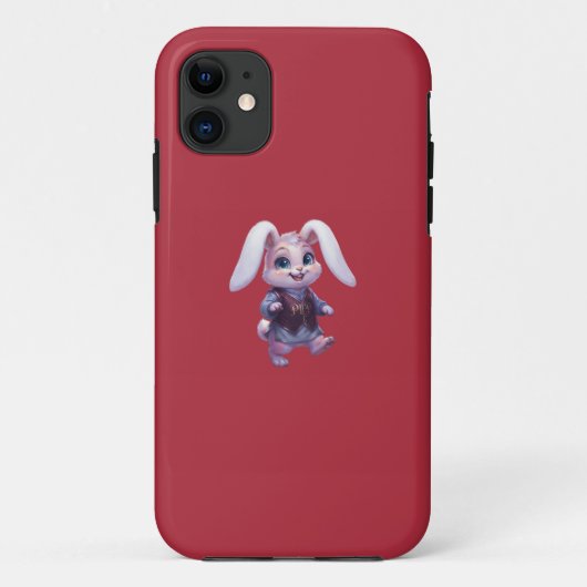 PLP LEPURO - Schattige Warrior Bunny King Grafisch Case-Mate iPhone Case (Achterkant)