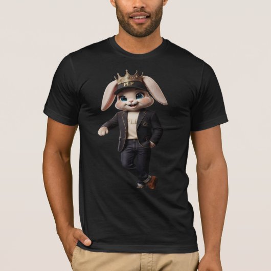 PLP NOVA V Cute Warrior Konijn Grafische T-Shirt (Voorkant)