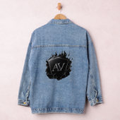 PLP NOVA V - Verder dan gewone luxe stedelijke gra Denim Jacket (Hangar)