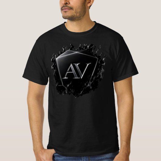 PLP NOVA V - Verder dan gewone luxe stedelijke gra T-shirt (Voorkant)
