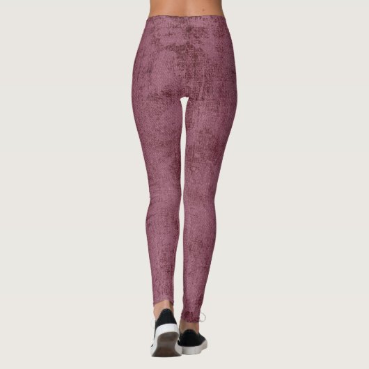 Pluche Berry Vrouwen Leggings (Achterkant)