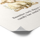  pluche dieren Baby shower Guess Sweet Mess Poster (Hoek)