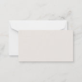  Pluche Dieren Baby shower Luier Raffle Notitiekaartje (Achterkant)