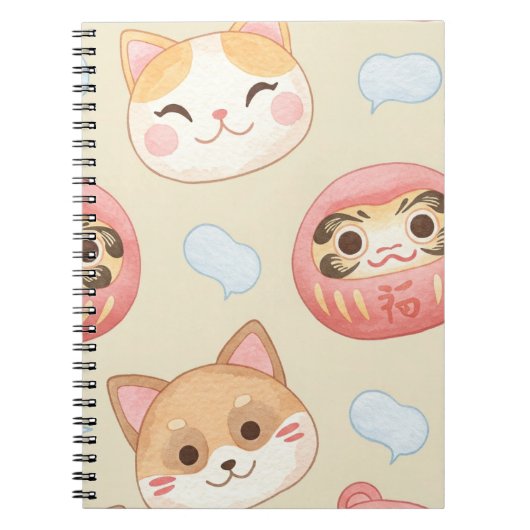 Pluche Faces beroemd gemaakt door Natasha Us Notitieboek (Voorkant)