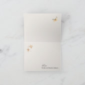  pluche kinderdagverblijf dieren Baby shower Bedankkaart (Binnen)